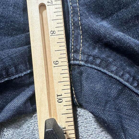 Democracy Jeans Womens 6 Blue Ab Technology Skinny Dark Stretch Mid Rise Denim - Picture 8 of 10